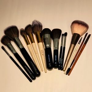 Lot Of 14 Makeup Brushes